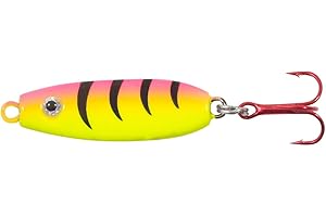 NORTHLAND TACKLE Northland Fishing Tackle Forage Minnow Ice Fishing Jigging Spoon Lure, for Walleye, Crappie, Bluegill, Trout, & More, Assorted Sizes & Colors