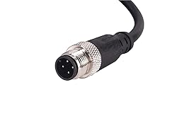 M12 4 Pins Male Connector Cable, Waterproof IP67