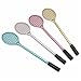 AKOAK 12 Pack Cute Tennis Racket Shape Writing or Decoration Gel Ink Pen for Home Office School Student,Black - 0.38 mm Tip,4 Colors Casing