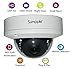 Sumpple Wired Night Vision Infrared 720P 1.0MP Security Internet Dome IP Network Camera, Motion Sensor Detection, 8X Digital Zoom, Video Record, Email Alarm, Work on iPhone, Android Phone or PC