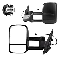 YITAMOTOR Towing Mirrors for 07-14 Chevy Silverado GMC Sierra Yukon Pair Set Power Heated Side Mirrors