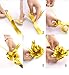 Auch 24pcs Pull Bows Christmas Gift Basket Knot with Ribbon Strings Gift Wrapping Decoration Party Present Supplies(Assorted Color)