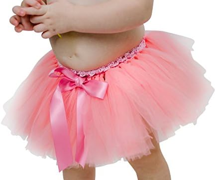 Princess Bowtique Baby Girl's Tutu 0-2t Peach Coral