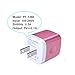 Wall Charger, FiveBox 2Pack Dual Port USB Wall Charger Brick 2.1A Phone Charger Cube Charging Block Plug Charger Box Charging Base for iPhone X/8/6/6s/7 Plus, iPad, Samsung S9 S8 S7 S6, Android, LG