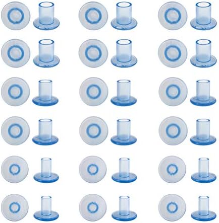 Lystaii High Heel Protectors, 18 Pairs Transparent Heel Stoppers 3 Sizes (Small/Middle/Large) Shoe Heels Savers Covers for Office Weddings Formal Occasions