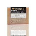 Soulflower Cleansing Rosemary-Lavender Shampoo Bar, 5.3 oz, 2 Bars, SLS Free, 100% Vegan, Handmade