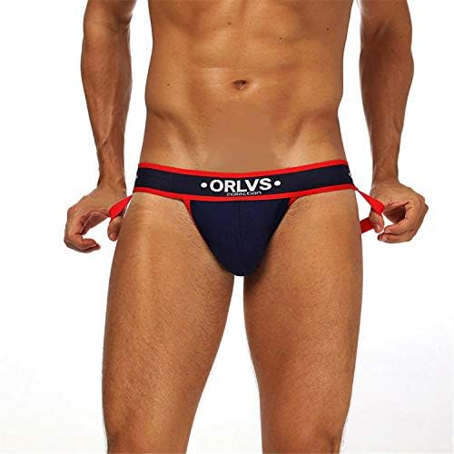 XiangxiKJ Men's Jockstrap Underpants Sexy Slip See-Through Briefs Breathable Seductive Underwear Boxer