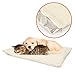 PARTYSAVING PET Palace Self Heating Snooze Pad Pet Bed Mat for Pets Cats Dogs and Kittens for Travel or Home, APL1344, White, Medium