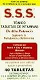 SSS Tonic High Potency Vitamin Tablets 40-Count (3-Pack)