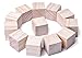 24pcs Solid Wood Craft Blocks DIY Crafts Carving Painting Art Supplies,2inch