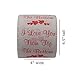 Just Paper Roses – Printed Toilet Paper Roll – WHITE – 2-PLY – 1 COUNT – I Love You From Top to Bottom Message, Valentine’s Gag Gift for Him or Her, Made in USA, Funny Bathroom Gift Idea