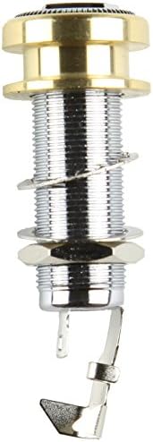 Strukture SSEPM123 End Pin Mono Jack, Includes Nut and Washer, Gold