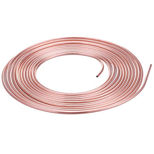 25 Ft. of 3/16 in Copper-Nickel Coil Brake Line Flexible, Easy to Bend Replacement Tubing Kit (Includes 16 Fittings) -Inverted Flare, SAE Thread - Thumbnail 5