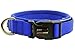 EzyDog Neo Dog Collar - Waterproof & Reflective Dog Collar with Soft Padded Neoprene for Comfort & Durable Nylon – Features Quick Release Buckle and Built-in ID Clip (Medium, Blue)