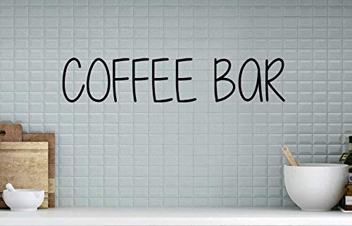 Amazon Com Coffee Bar Vinyl Farmhouse Style Coffee Bar Decal