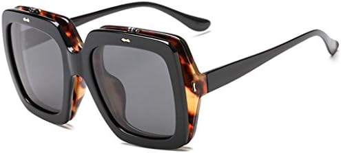 Bettal Flip Up Double Lens Style Oversized Square Sunglasses for Women Men Outdoor Eyewear (gray)