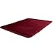 Gotd Fluffy Rugs Area Rug Carpet Floor Mat For Dining Room Home Bedroom 120x20cm (Red)