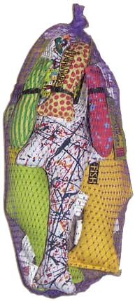CoolCyberCats Catch of The Day: Yeowww! 100% Organic Catnip Fish Cat Toys in Netting