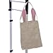 Liva Girl Easter Bunny Baskets Bags Personalized Burlap Bunny Basket Easter Basket Ideas (Pink)