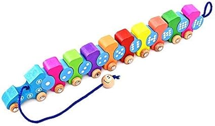 shy shy Train Set for Kids and Toddlers Alphabet and Number Train (1 to 10 Caterpillar Train)