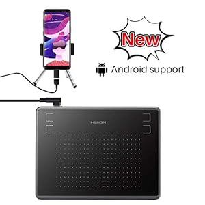 Huion H430P OSU Graphics Drawing Tablet with Battery-Free Stylus 4.8×3 inch Working Area 4 Press Keys Support Work from…