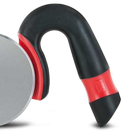 image for Generic Good Cook 321248 Easy Grip Pizza Slicer - Ergonomic Arched Han