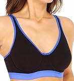 Fruit of the Loom Women's Contrast Trim Cotton Sport Underwire