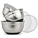 Heavy Duty Stainless Steel Mixing Bowls – NON SLIP BOTTOM - Set of 3 Different Sizes - by Product Stop