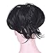 Aimole Synthetic Ponytail Claw Clip-on Straight Wig Short Extensions Hair Hairpiece(2-Darkest Brown)