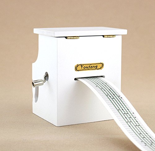 Youtang(TM) Wooden Music Box Musical Piano, DIY Make Yr Own Song Include a Punch and 30 Music Papers, 16 with Melody and 14 are Blank for You to Create Your Own Song! (Model2) - Thumbnail 5
