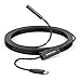 DEPSTECH USB Endoscope,2.0 MP IP67 Waterproof Borescope, Type-C Snake Inspection Camera with 6 Adjustable LED Lights (16.5ft)