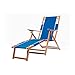 Frankford Umbrellas Heavy Duty Commercial Grade Oak Wood Beach Chair/Chaise Lounger