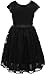 Little Girl Cap Sleeve Lace Floral Holiday Party Summer Flower Girl Dress USA