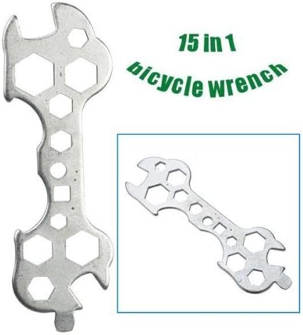15 in 1 Cycling Steel Wrench Bike Repair Tool Multi-Purpose Adjuster