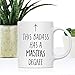 Andaz Press 11oz. Graduation Coffee Mug Gift This Badass Has A Masters Degree Arrow Graphic, 1-Pack, Includes Gift Box, Cups For Graduates School Students Of Class Of 2025, Grad Diploma Masters Degree