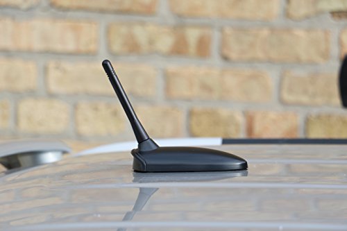 MADE IN USA - 2011-2014 Chrysler 200 - 4" SHORT Custom Black Aluminum Antenna