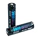 [2 pack] ROKKES LI34 Li-ion PROTECTED 18650 Battery 3.7V 18650 3400mAh Rechargeable High 18650 Drain Performance Positive Protection Flashlight batteries Panasonic Cell+SEIKO PCB,Battery Case Included