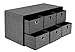 Sorbus Storage Bench Chest with Drawers – Collapsible Folding Bench Ottoman Includes Cover – Perfect for Entryway, Bedroom Bench, Cubby Drawer Footstool, Hope Chest, Faux Linen (Gray)
