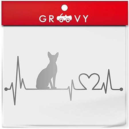 Amazon スフィンクス 猫 ステッカー かわいい 車 ノート パソコン かっこいい おしゃれ ブランド アウトドア シール おもしろ グッズ 防水 エンブレム アクセサリー 餌 エサ 雑貨 12 シルバー ステッカー デカール 車 バイク