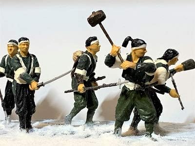 Amazon 忠臣蔵 赤穂浪士 8体セット 合戦 ジオラマ 江戸時代 歴史 フィギュア プラモデル 時代模型 1 35サイズ フィギュア ドール 通販