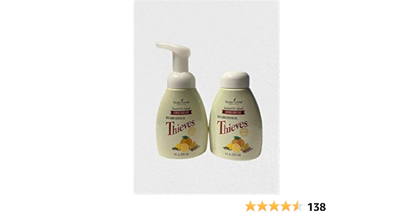 Amazon Com Thieves Foaming Hand Soap 2 Pk Of 8 Fl Oz By Young Living Essential Oils Beauty Personal Care