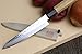 YOSHIHIRO 46 Layers VG-10 Hammered Damascus Petty Utility Prep Chef Knife 6'', Octagonal Ambrosia Handle