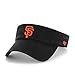 MLB San Francisco Giants Clean Up Adjustable Visor, One Size, Black