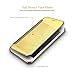 iPhone 6s Mirror Case, Luxury Mirror Ultra Clear Window View Leather Holster Makeup Flip Full Body Cover Case for Samsung iPhone 6s 4.7 inch (iPhone 6s, Rose Gold)