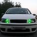 PartsSquare 2 Pcs Green 5-5050-SMD Led Parking Lights Lamps For 168 2825 194 T10 2014 Nissan