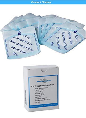 image for MCE Membrane Filter, Membrane Solutions Lab Supply Sterile MCE Gridded