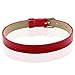 SUPVOX 20pcs 8mm Adjustable Leather Bracelet Strap Slide Wristbands Bracelets for Slide Letters Jewelry Making Charms