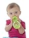Nuby 3-Pack Non-Drip Tinted Bottles, 7 Ounce, Plus 1 No-Spill Spout, Colors May Vary