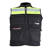 DSstyles Motorcycle Cycling Jacket Riding Safety Reflective Vest for Men Women