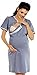 Zeta Ville Nursing Nightdress Robe Labour Hospital Gown Mix & Match 393c